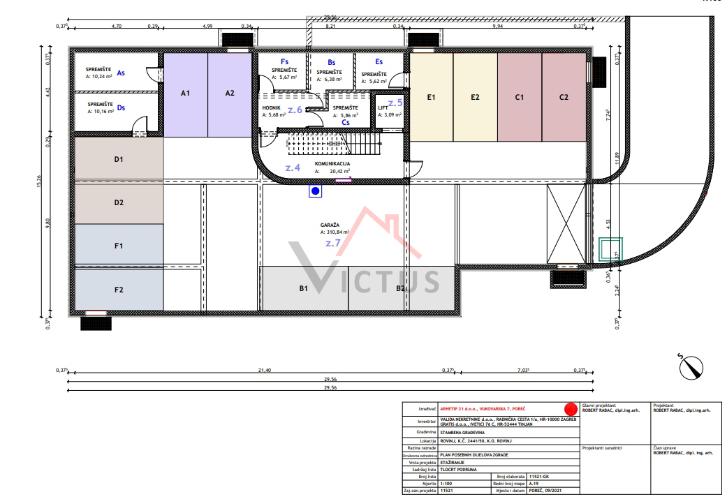 ROVINJ - appartamento 4 camere + bagno, nuova costruzione, ascensore, garage