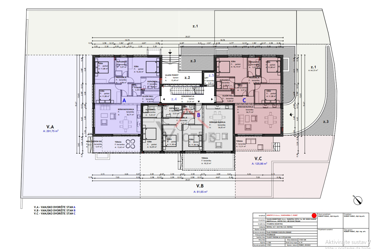 ROVINJ - appartamento 4 camere + bagno, nuova costruzione, ascensore, garage