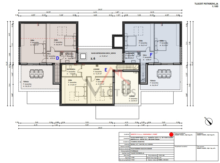 ROVINJ - appartamento 4 camere + bagno, nuova costruzione, ascensore, garage