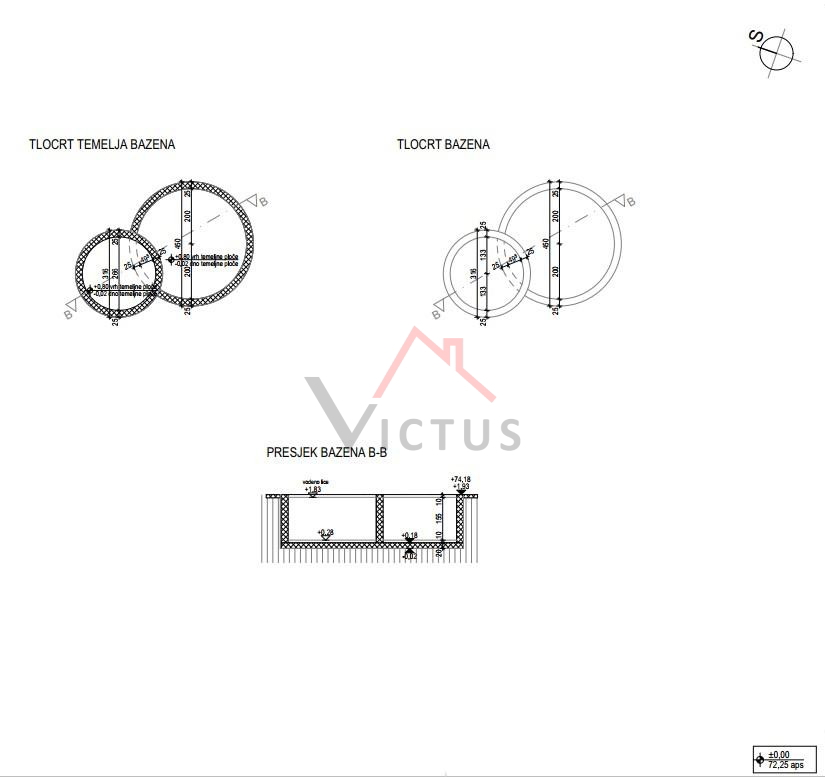 CRIKVENICA - Terreno edificabile con progetto, 572 m2