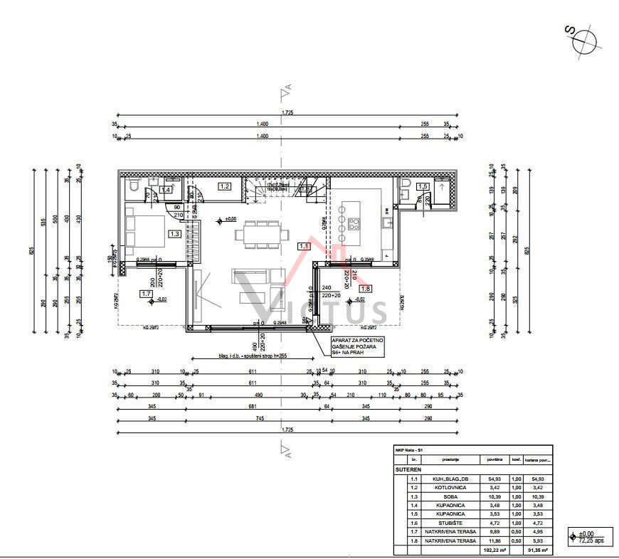 CRIKVENICA - Terreno edificabile con progetto, 572 m2