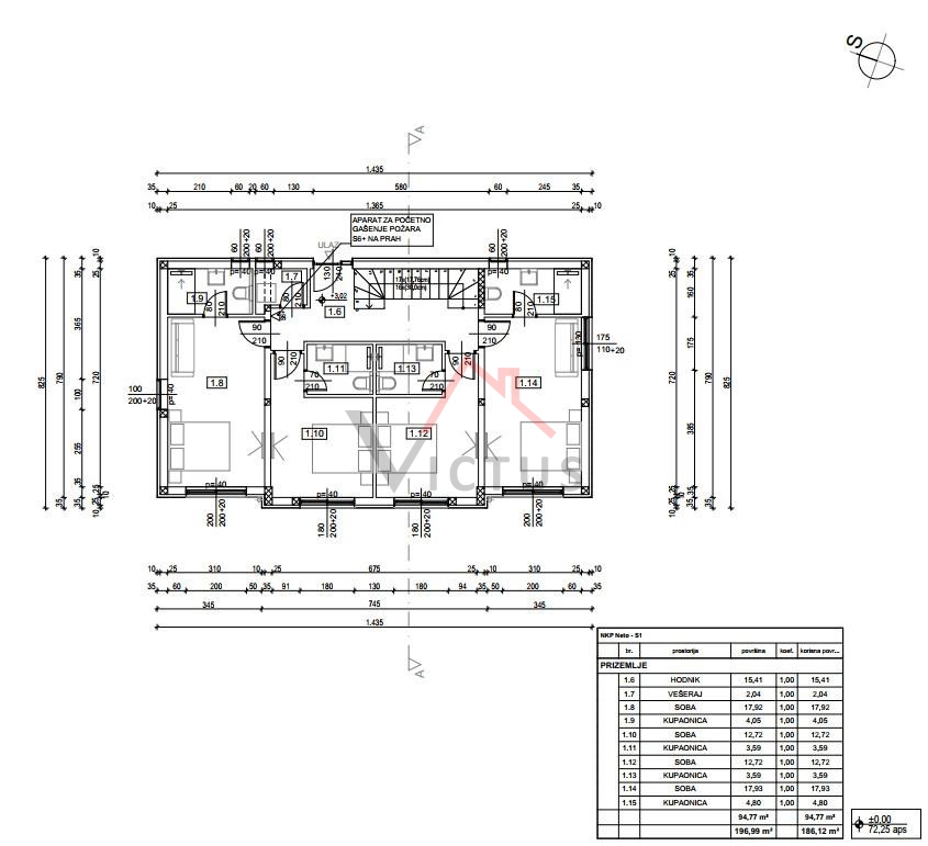 CRIKVENICA - Terreno edificabile con progetto, 572 m2