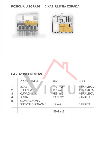 CRIKVENICA - bilocale in edificio nuovo con ascensore