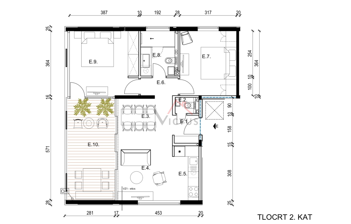 ROVINJ - appartamento di lusso in un nuovo edificio