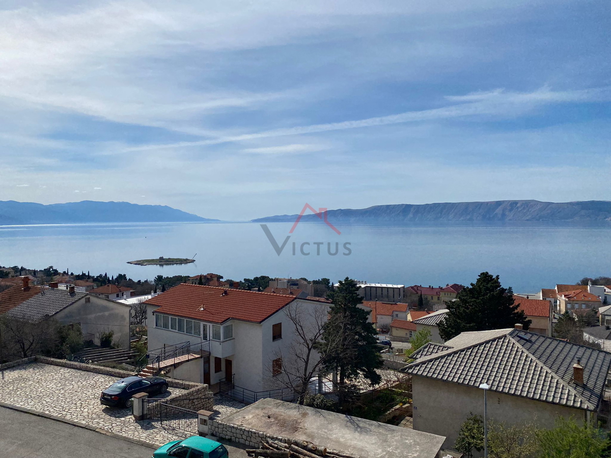 NOVI VINODOLSKI - 2BR + BA, appartamento con vista mare aperta