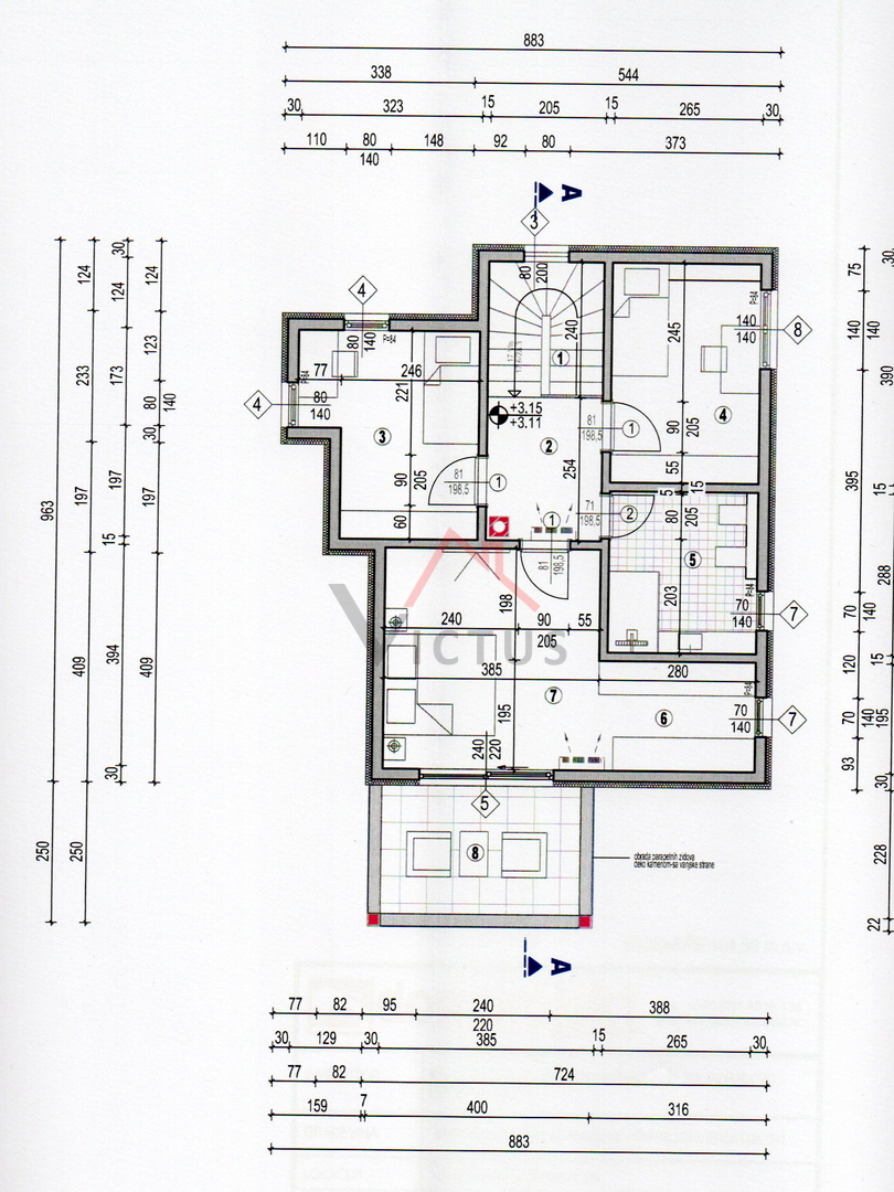 JADRANOVO - Terreno edificabile con progetto, 490 m2