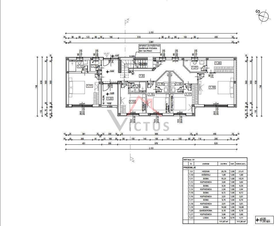 CRIKVENICA - Terreno edificabile con progetto, 627 m2