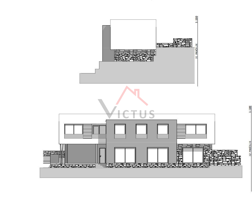 CRIKVENICA - Terreno edificabile con progetto, 627 m2
