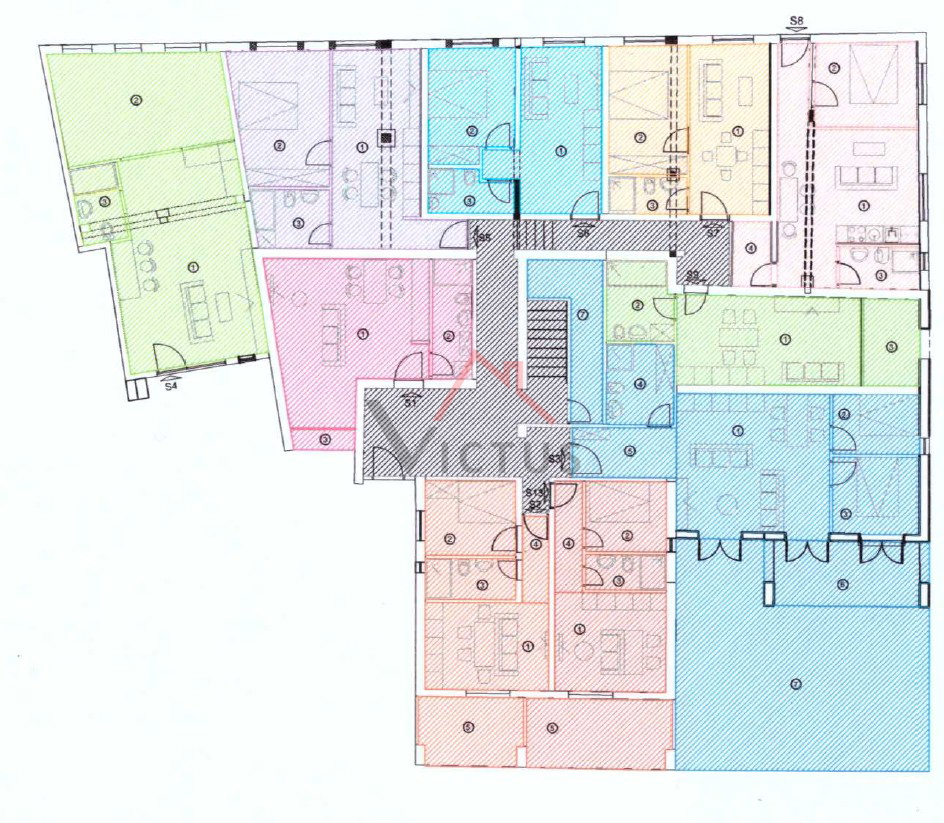 CRIKVENICA - Monolocale con soggiorno e angolo cottura, appartamento con terrazza, 35 m2