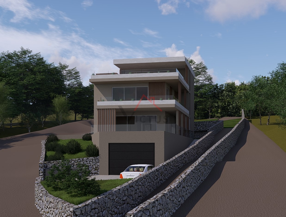 ŠMRIKA - Terreno edificabile con progetto, 640 m2