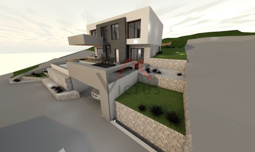 CRIKVENICA - Terreno edificabile con progetto, 784 m2