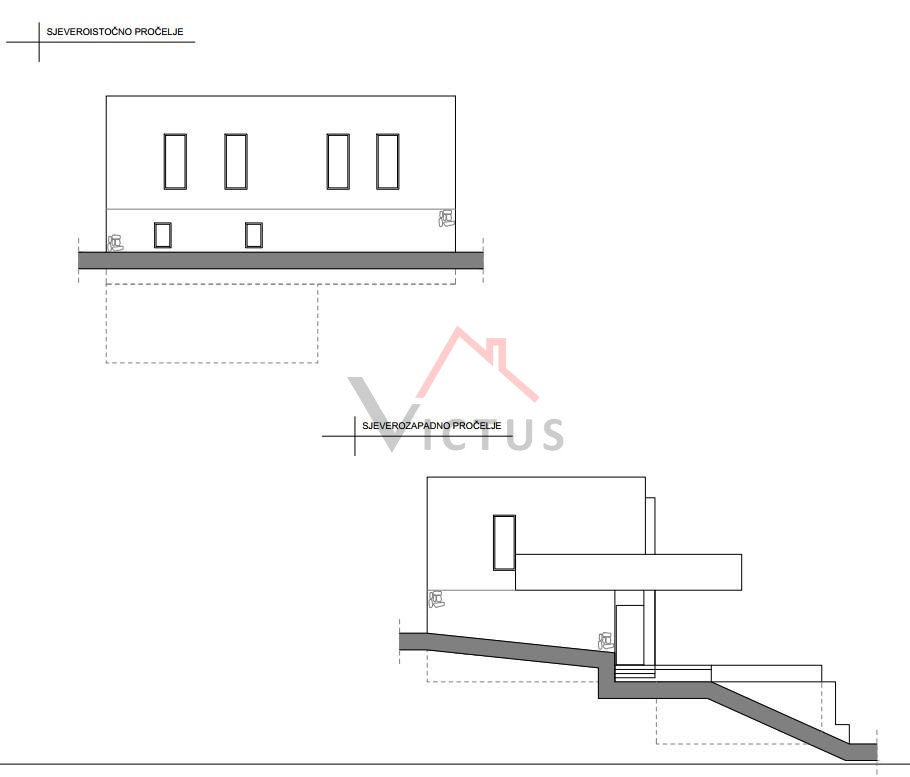 CRIKVENICA - Terreno edificabile con progetto, 784 m2