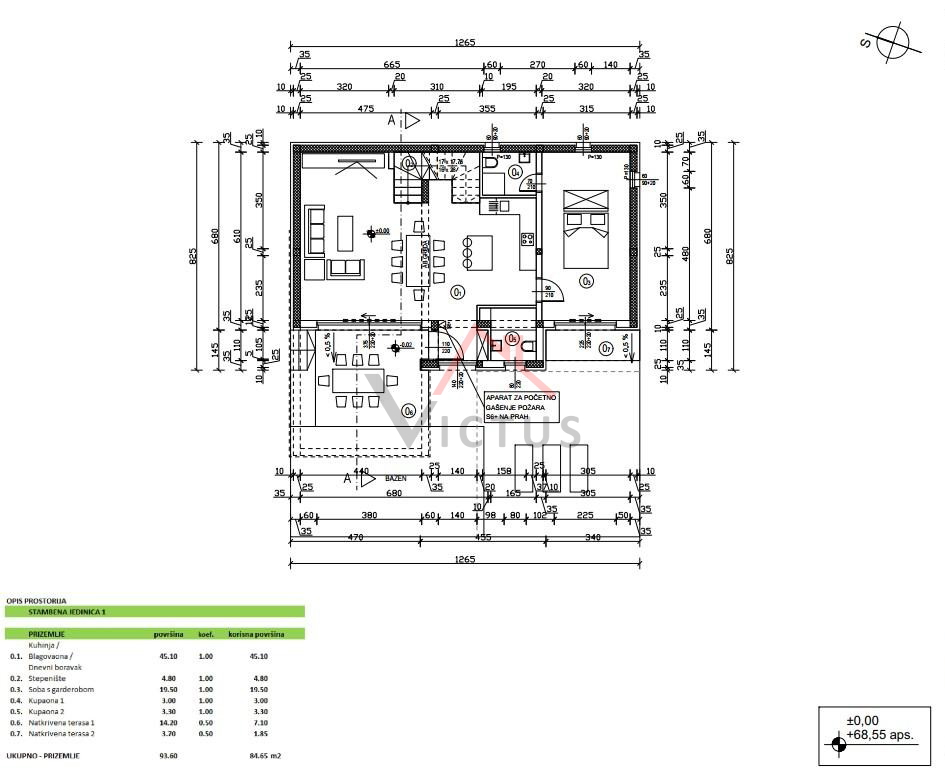 CRIKVENICA - Terreno edificabile con progetto, 784 m2
