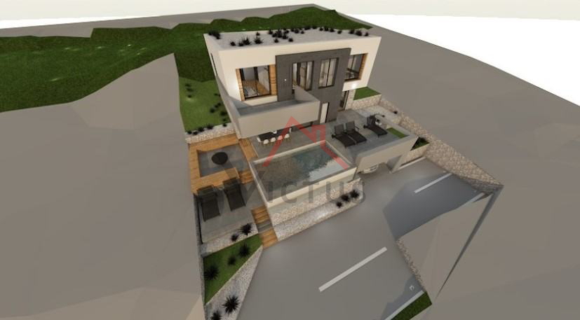 CRIKVENICA - Terreno edificabile con progetto, 784 m2