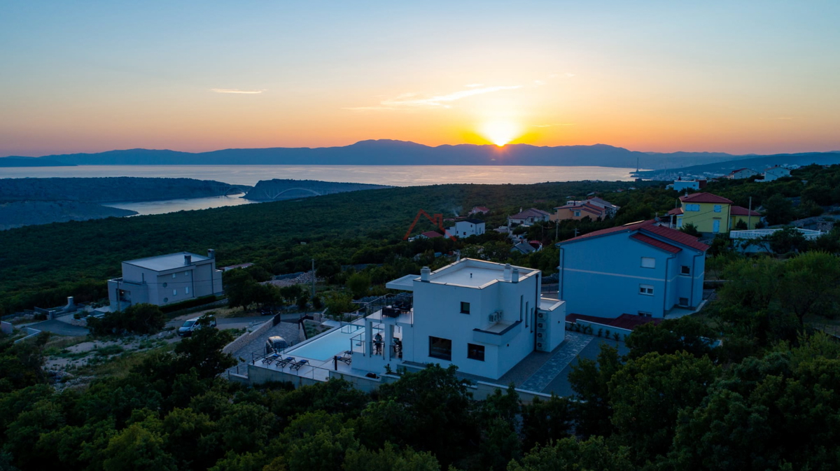 Šmrika, villa con vista panoramica