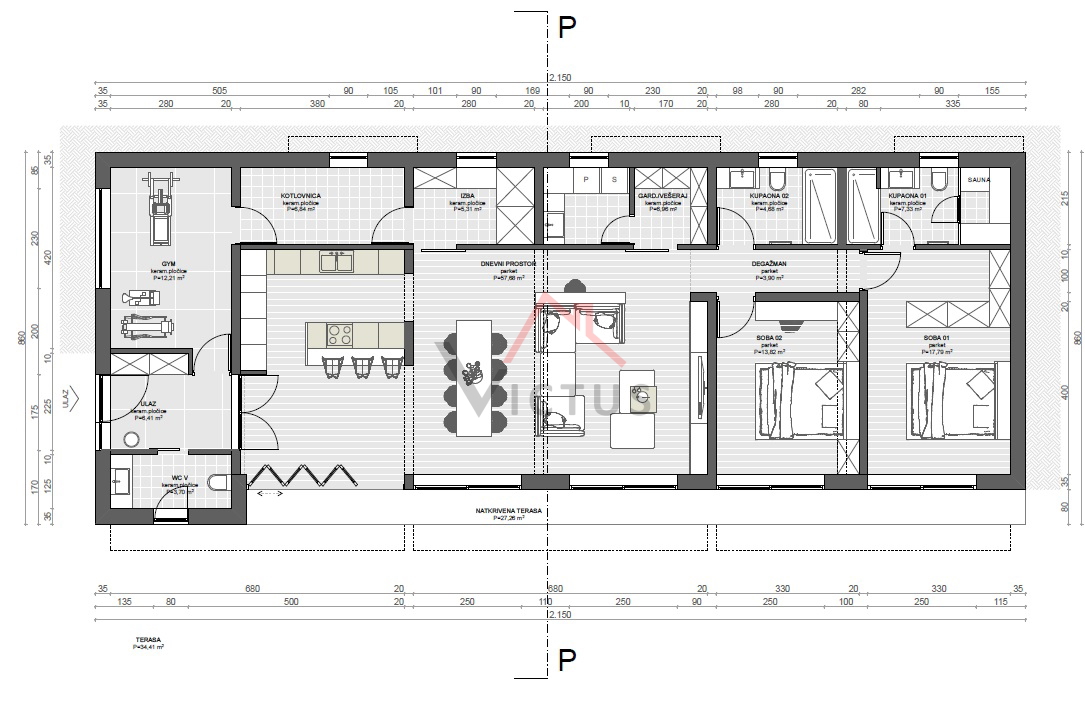 DRAMALJ - Terreno edificabile con progetto, 773 m2