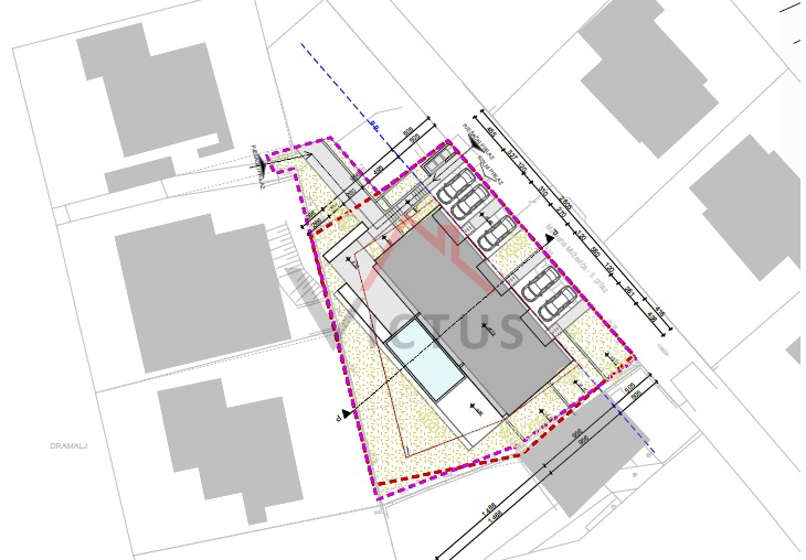 DRAMALJ - Terreno edificabile con progetto, 773 m2