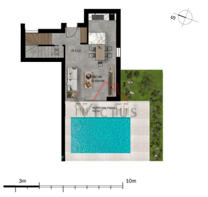 CRIKVENICA - Esclusiva casa bifamiliare con piscina