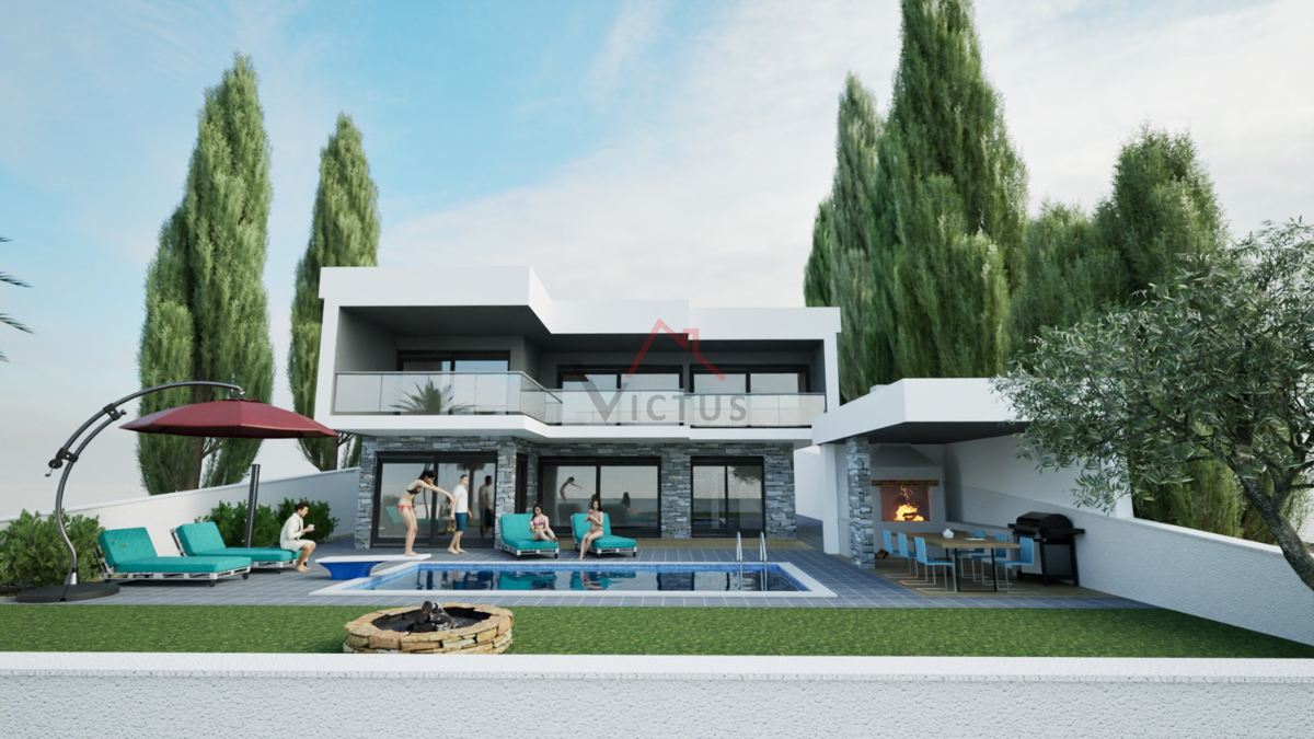 JADRANOVO - Terreno edificabile, a 200 metri dal mare, 703 m2