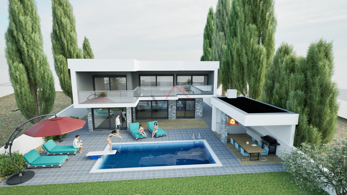 JADRANOVO - Terreno edificabile, a 200 metri dal mare, 703 m2