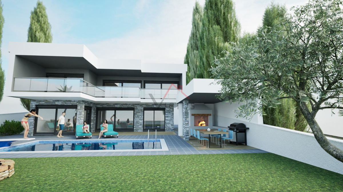 JADRANOVO - Terreno edificabile, a 200 metri dal mare, 703 m2