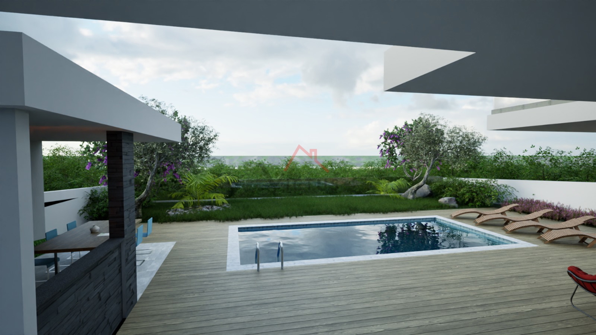 JADRANOVO - Terreno edificabile, a 200 metri dal mare, 703 m2