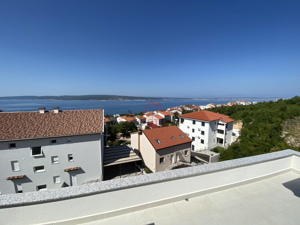 CRIKVENICA - 3 camere da letto + bagno, appartamento in un nuovo edificio, a 400 metri dal mare, 103 m2