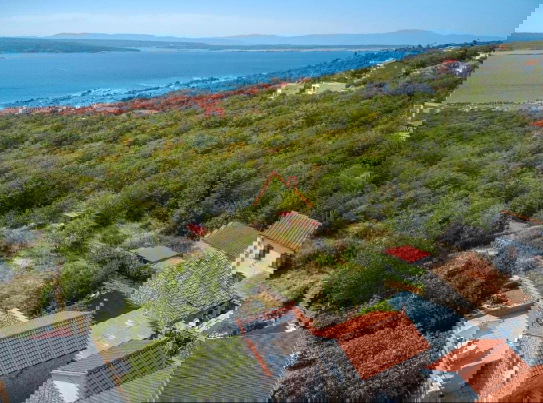 CRIKVENICA - Casa in pietra con vista panoramica sul mare