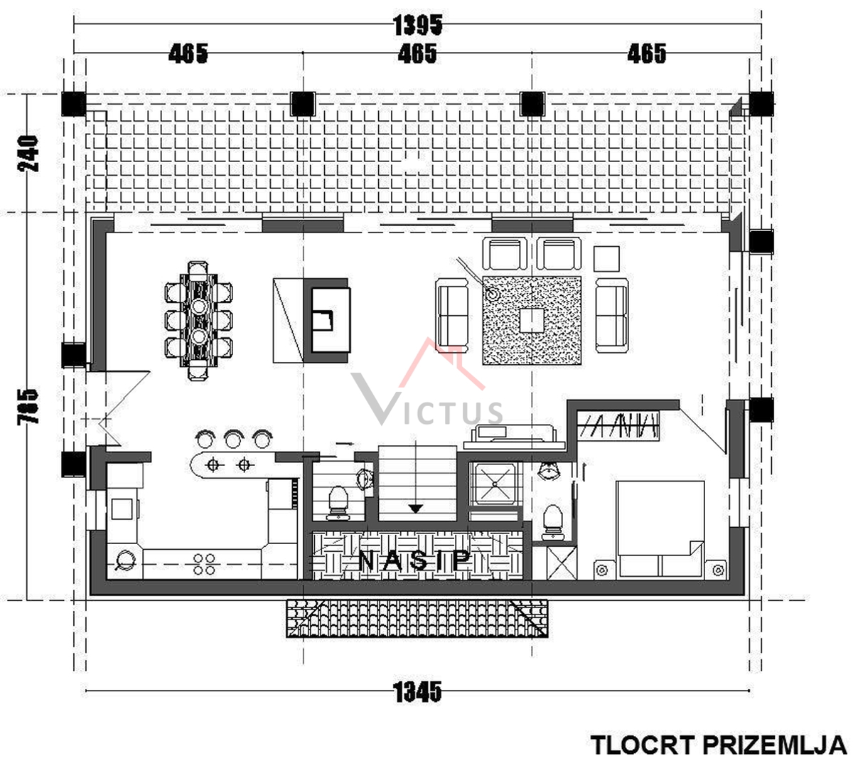 GRIŽANE - Terreno edificabile con permesso di costruzione
