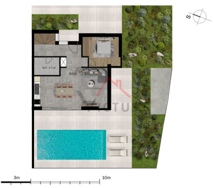 CRIKVENICA - Esclusiva casa bifamiliare con piscina