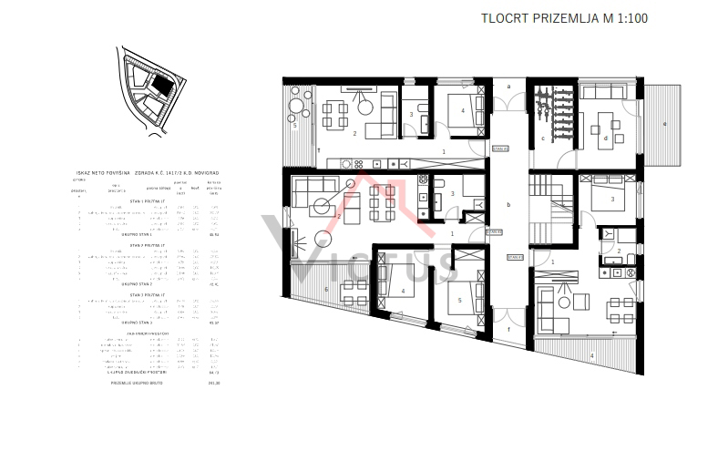 NOVIGRAD - appartamento moderno al piano terra di un nuovo edificio