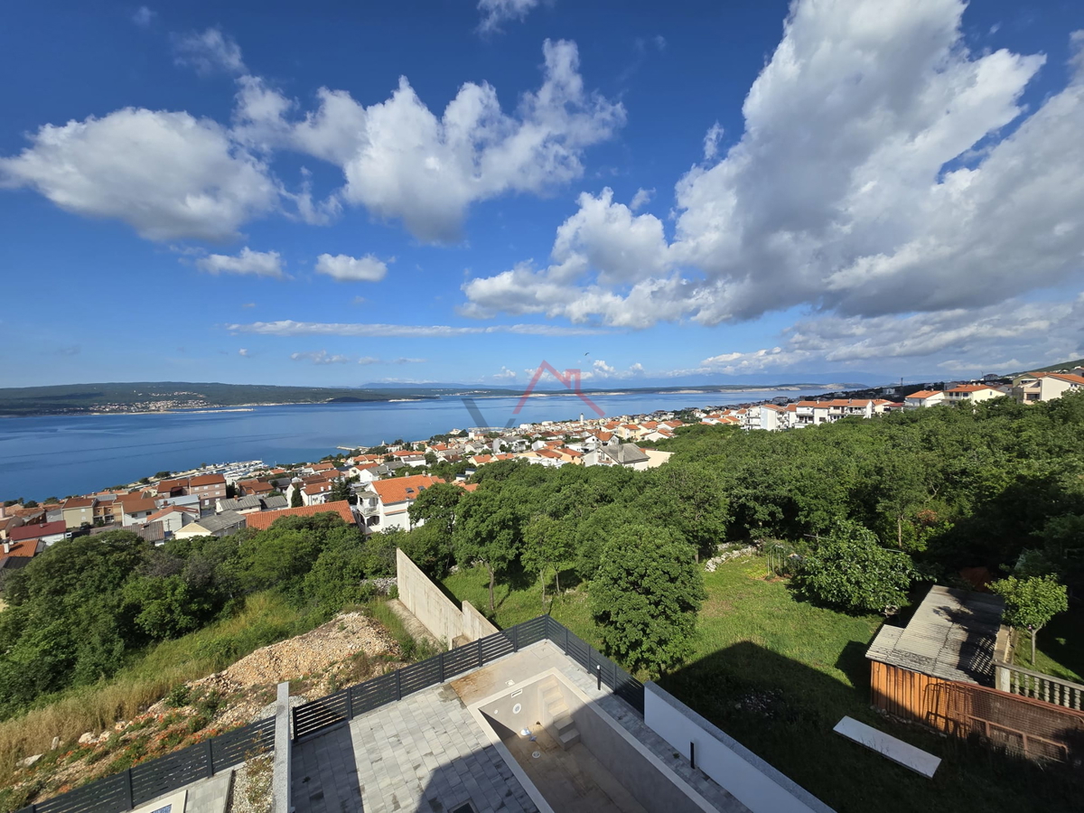 CRIKVENICA - 2 camere da letto + bagno, nuova costruzione con vista aperta sul mare