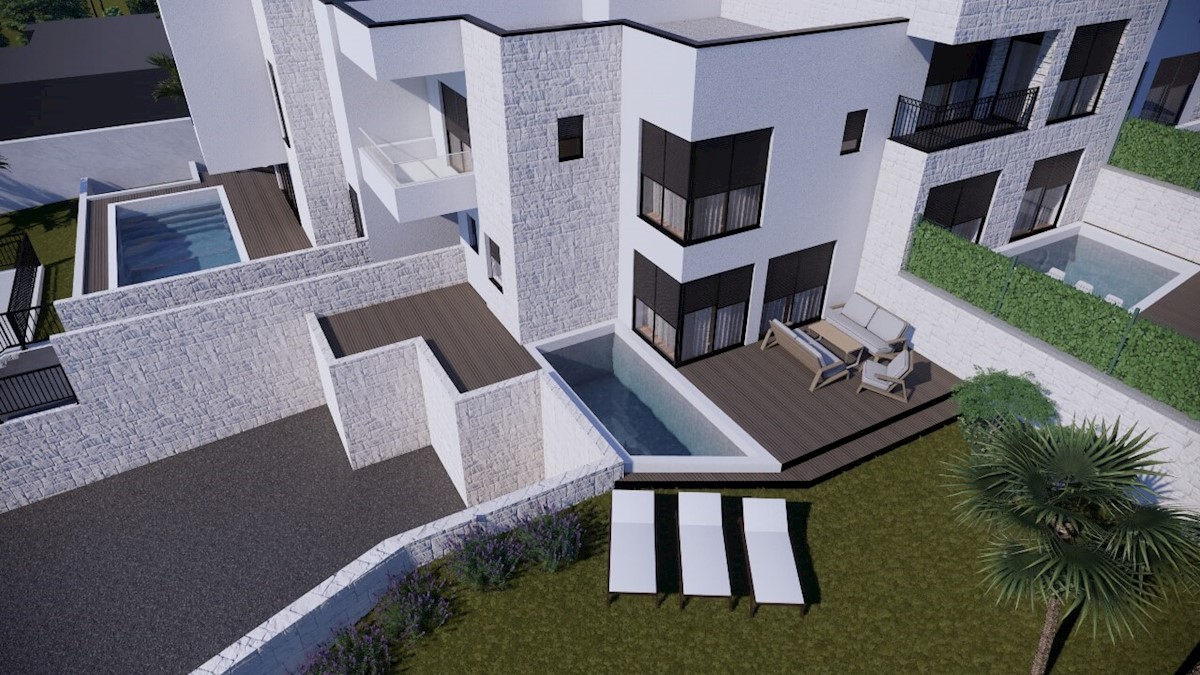 Moderno appartamento con giardino e piscina, a 200 m dalla spiaggia