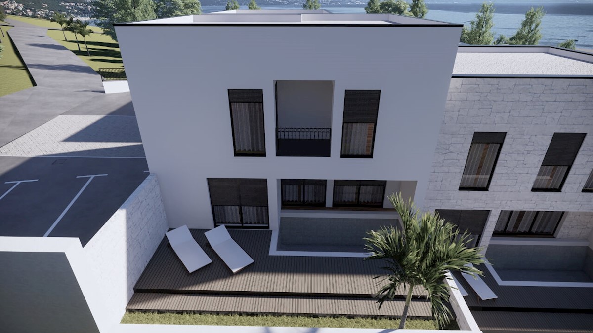 Moderno appartamento con giardino e piscina, a 200 m dalla spiaggia