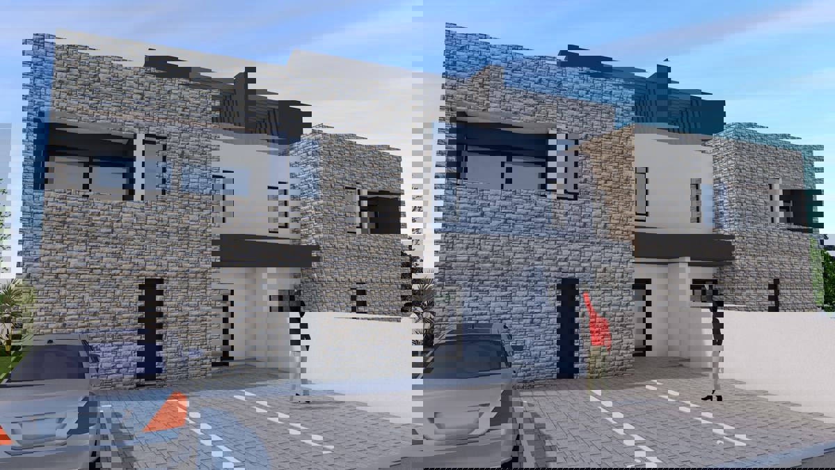 Nin, Zaton, casa con piscina (319m2), 300 metri dal mare, NUOVA COSTRUZIONE!