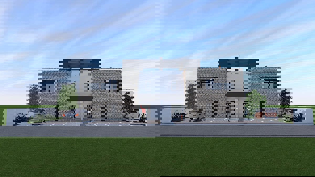 Nin, Zaton, casa con piscina (319m2), 300 metri dal mare, NUOVA COSTRUZIONE!