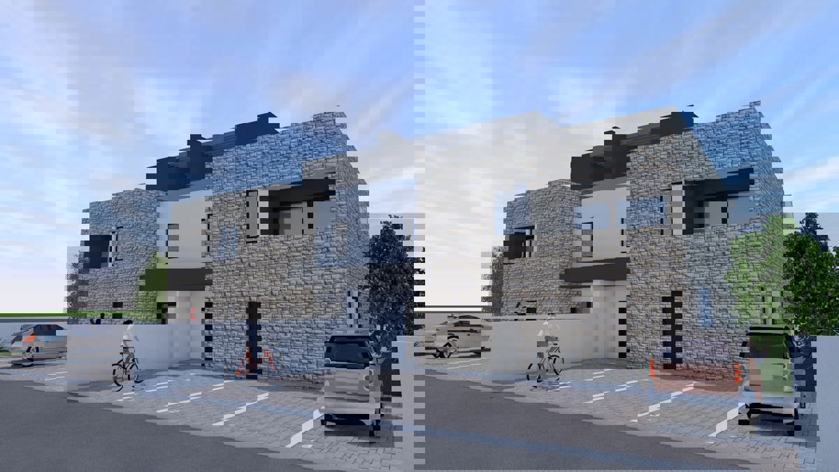 Nin, Zaton, casa con piscina (319m2), 300 metri dal mare, NUOVA COSTRUZIONE!