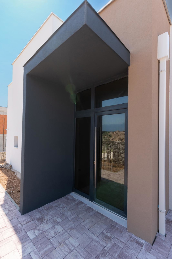 Novalja, località Škuncini, villa moderna (238 m2) con piscina e vista panoramica sul mare, NUOVA COSTRUZIONE