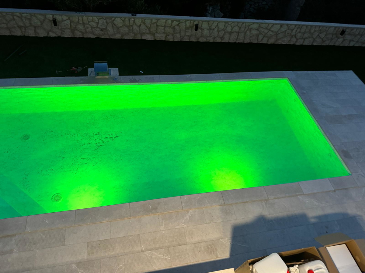 Novalja, località Škuncini, villa moderna (238 m2) con piscina e vista panoramica sul mare, NUOVA COSTRUZIONE