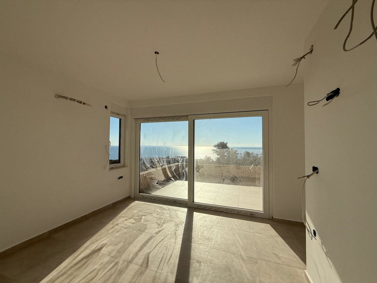 Novalja, Škuncini stani, villa moderna (238m2) in costruzione con piscina e vista panoramica sul mare