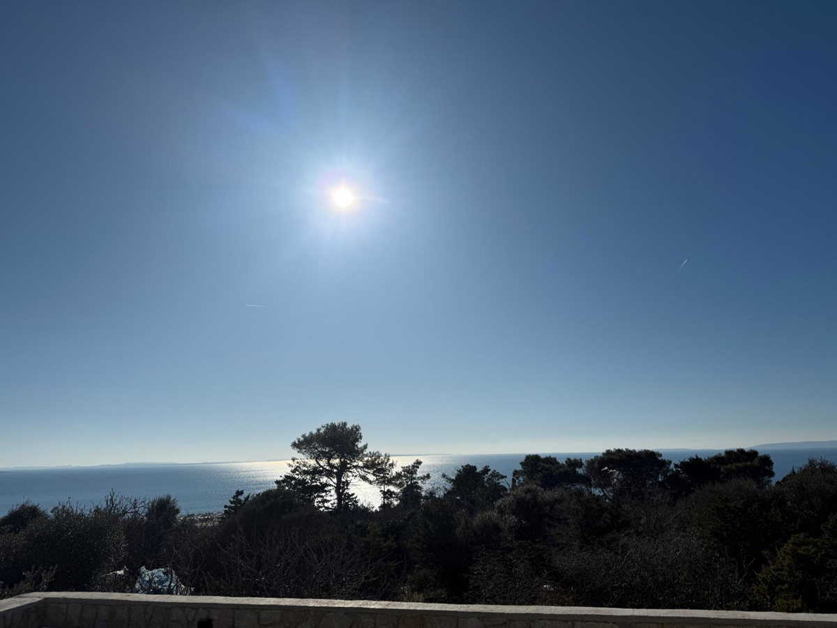 Novalja, Škuncini stani, villa moderna (238m2) in costruzione con piscina e vista panoramica sul mare