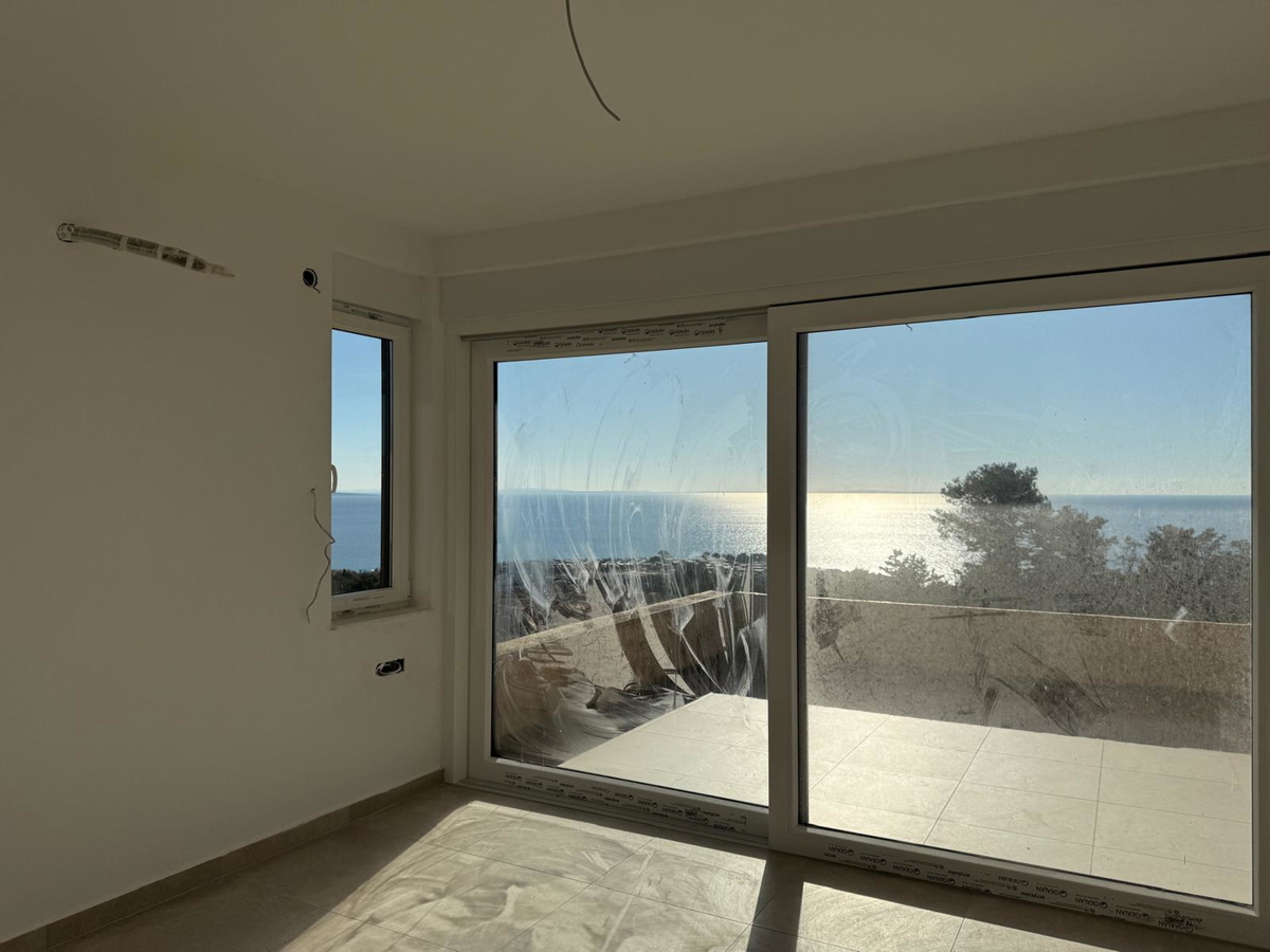 Novalja, Škuncini stani, villa moderna (238m2) in costruzione con piscina e vista panoramica sul mare