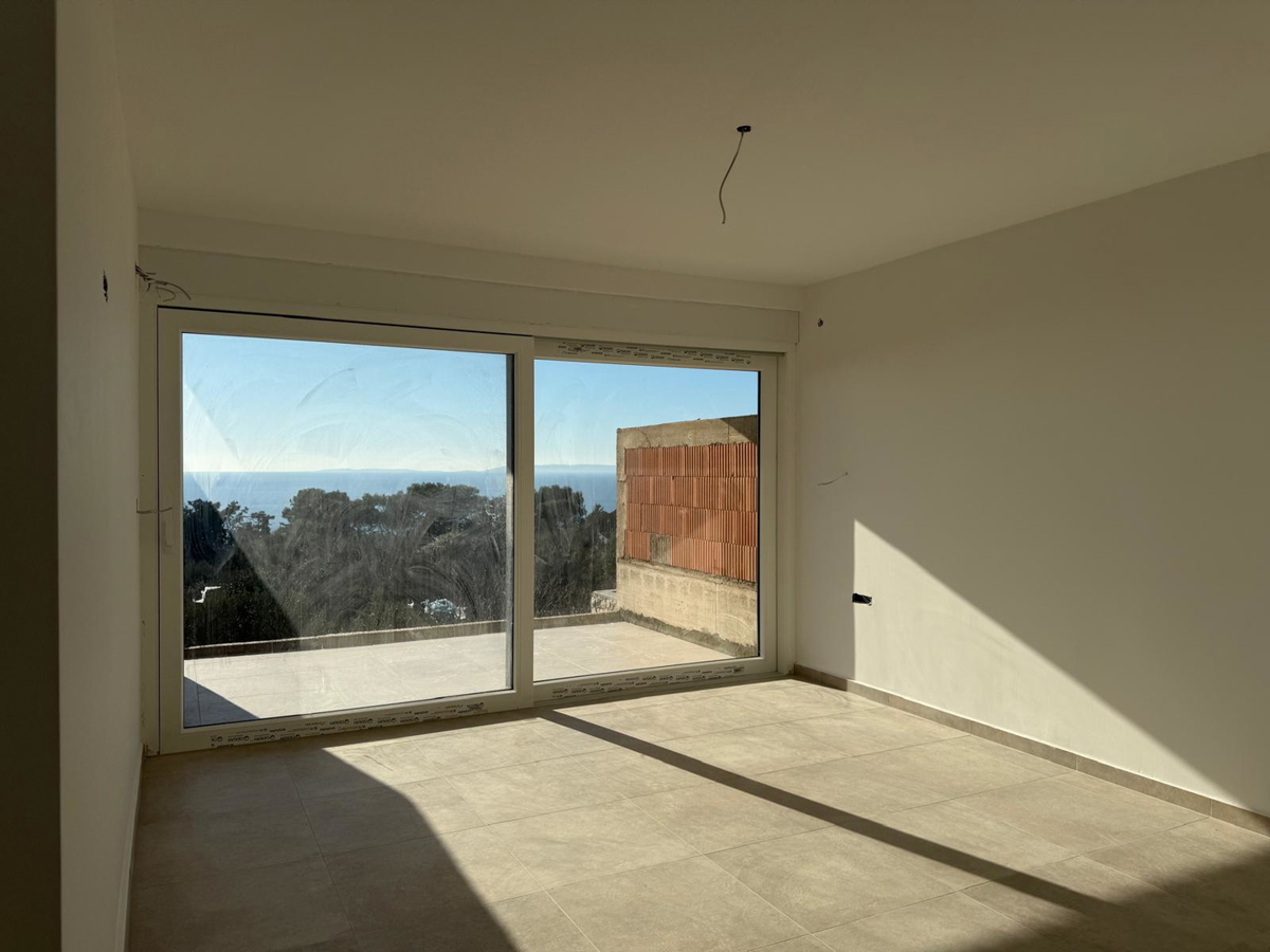 Novalja, Škuncini stani, villa moderna (238m2) in costruzione con piscina e vista panoramica sul mare