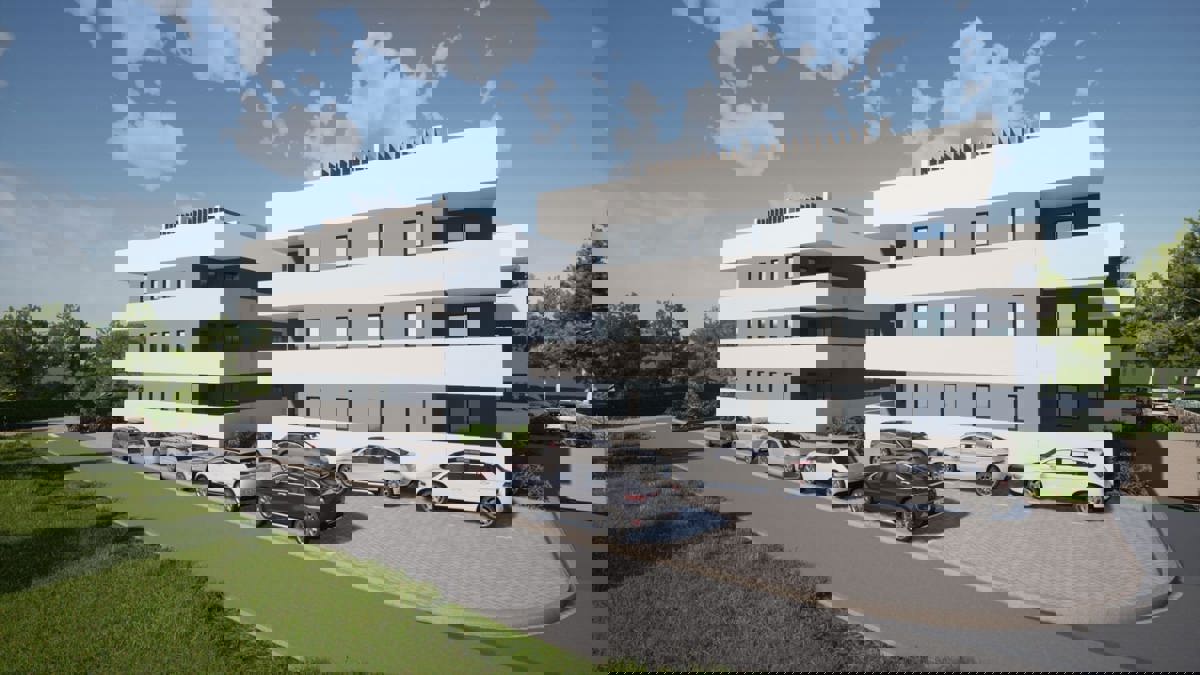 Pakoštane, appartamento al piano terra (70 m2), a 100 metri dal mare, NUOVA COSTRUZIONE