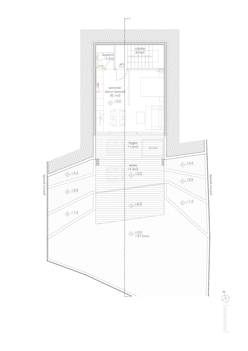 Progetto esclusivo, permessi di costruzione validi per la realizzazione di quattro moderne case vacanza con piscina
