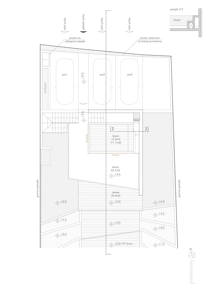 Progetto esclusivo, permessi di costruzione validi per la realizzazione di quattro moderne case vacanza con piscina