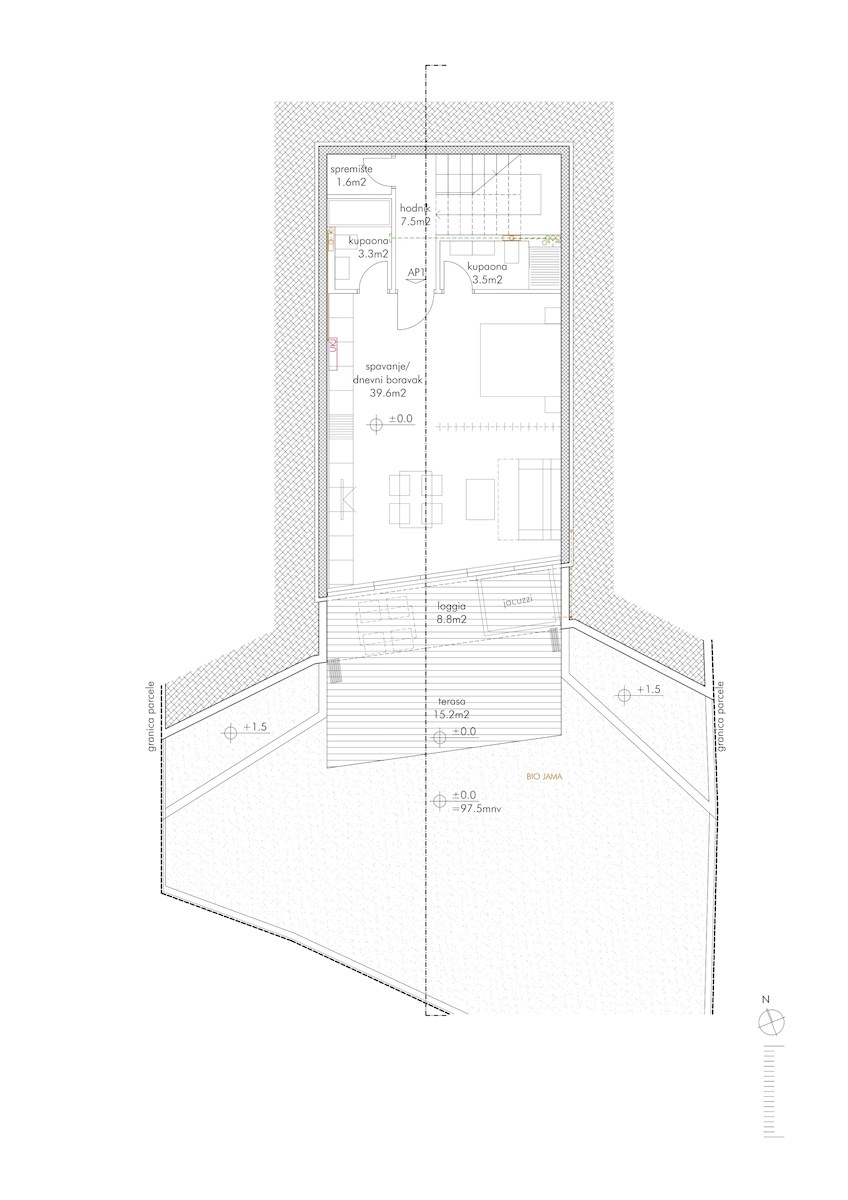 Progetto esclusivo, permessi di costruzione validi per la realizzazione di quattro moderne case vacanza con piscina