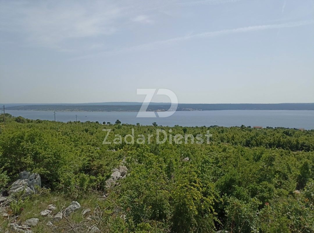 Terreno con vista sul mare a Maslenica