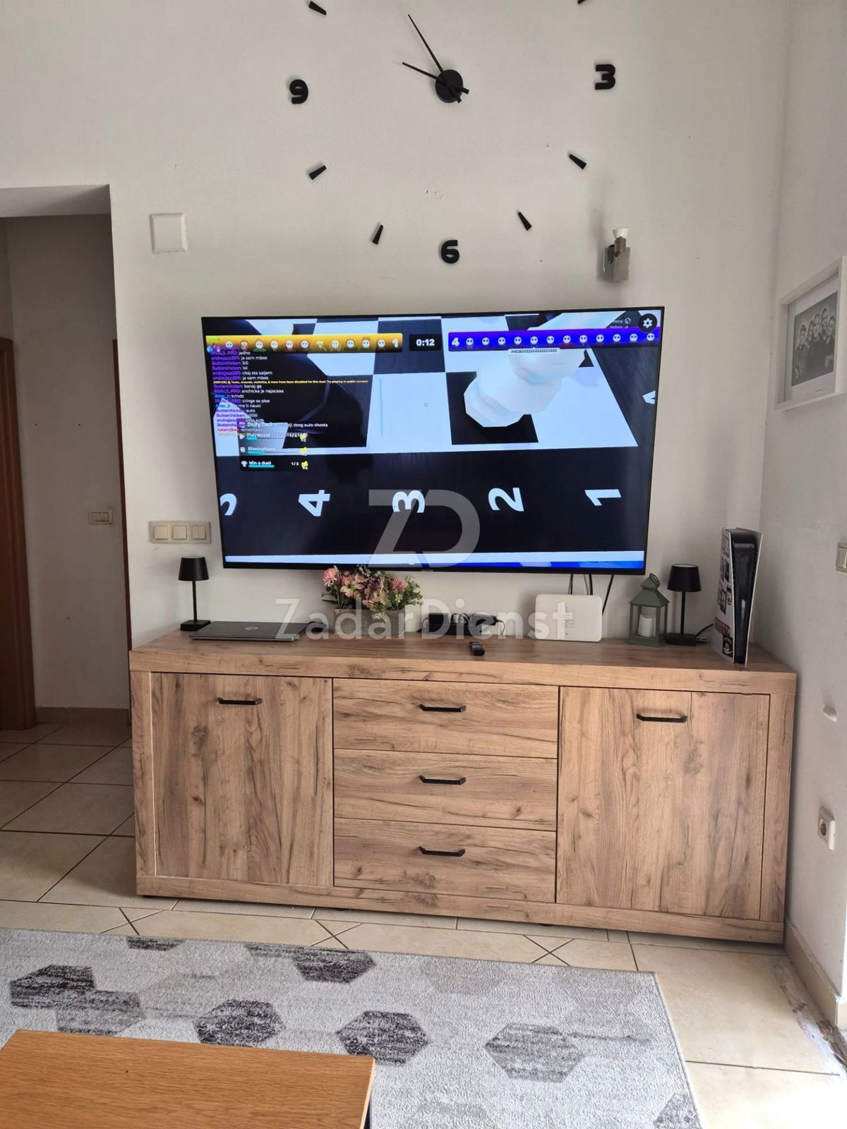 Appartamento con due camere di 55 m2 al 2º piano a Biograd na Moru