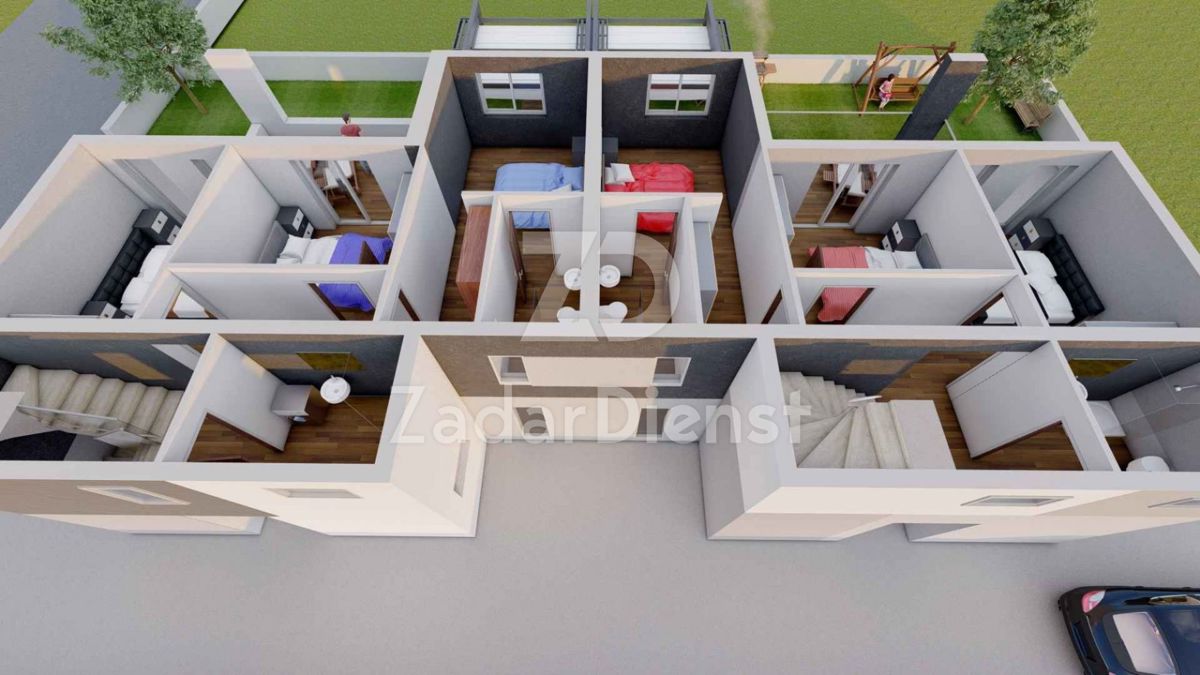 Casa moderna di 204 m2 con piscina a Vrsi